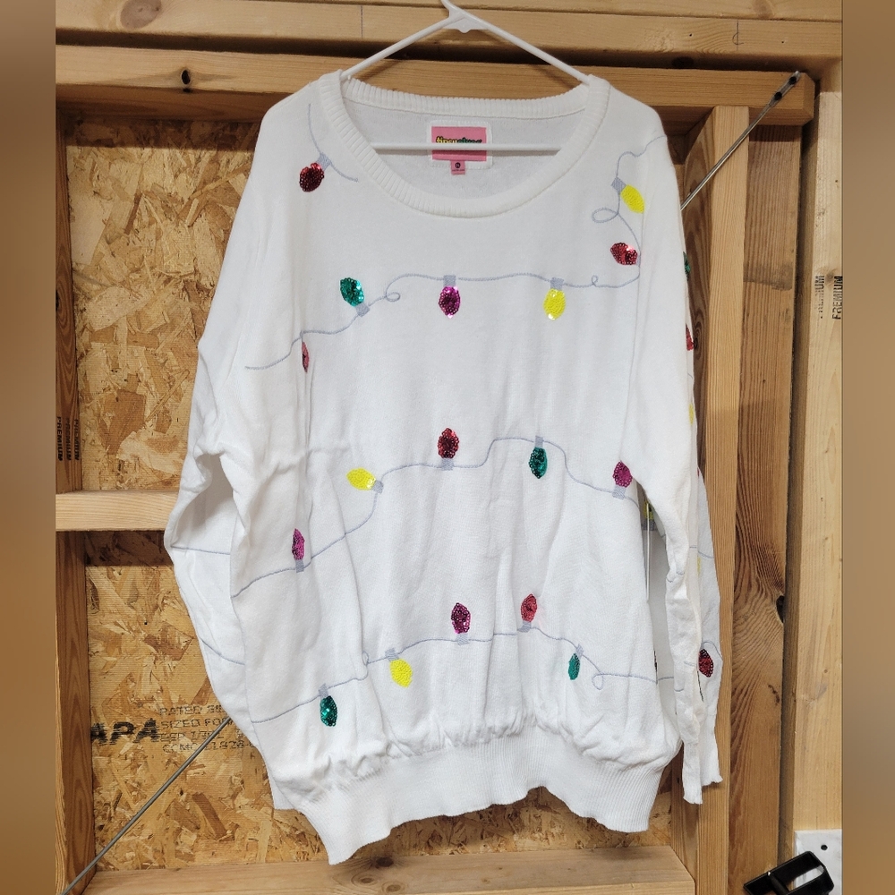 Tipsy Elves NWT Tinsel Tangle Christmas Sweater Womans Size 4XL